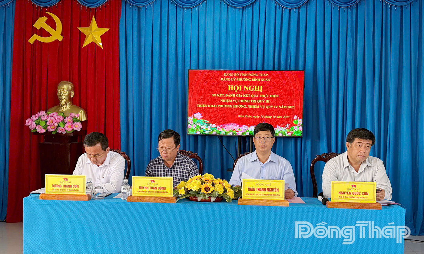 Đồng chí Trần Thanh Nguyên tham dự hội nghị.