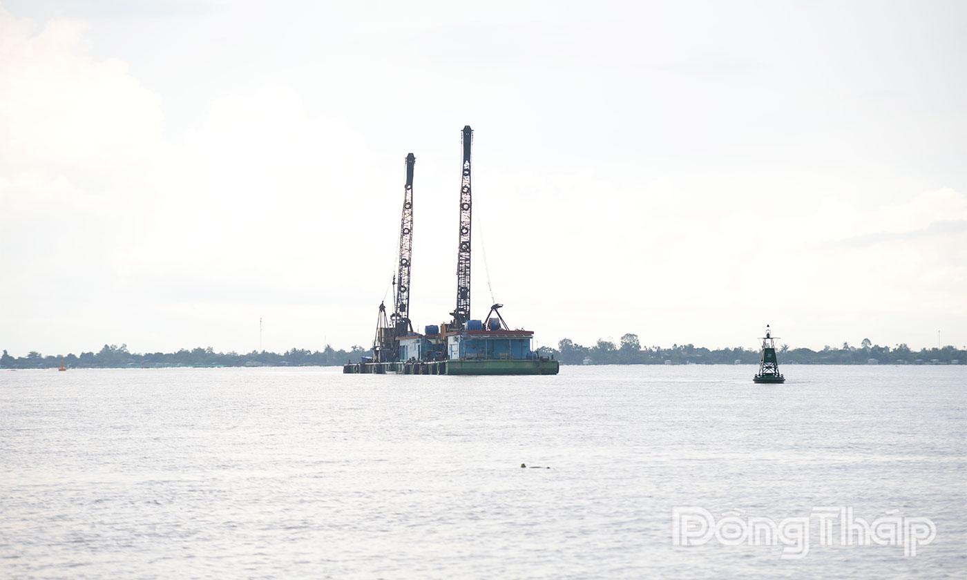 Mỏ cát Hòa Hưng-5 được khởi công vào tháng 10-2024.