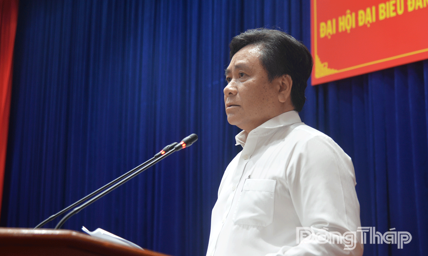 Đồng chí Trần Văn Dũng quán triệt 2 chuyên đề: Định hướng phát triển công nghiệp tỉnh Đồng Tháp, giai đoạn 2025-2030 và định hướng phát triển kinh tế tư nhân tỉnh Đồng Tháp.