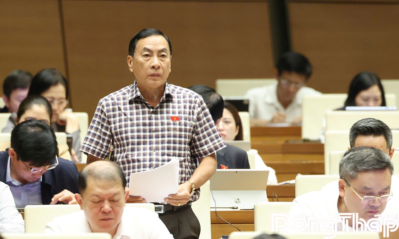 Đại biểu Phạm Văn Hòa, phát biểu