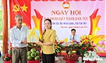 Phó Bí thư Thường trực Tỉnh ủy dự Ngày hội Đại đoàn kết toàn dân tộc tại xã Cái Bè