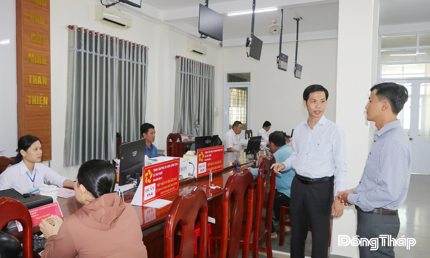 Xã Tháp Mười: Giữ vững vai trò hạt nhân lãnh đạo của Đảng