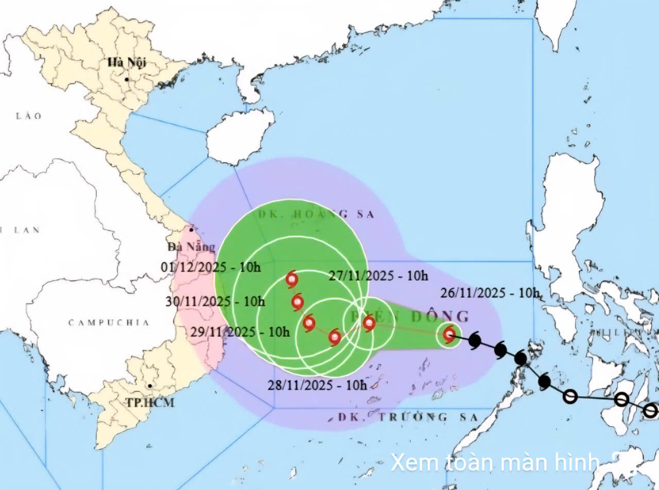 Hai kịch bản tác động của bão Koto đến Nam Trung Bộ