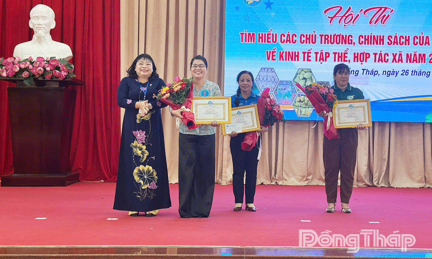 Nâng cao năng lực, thúc đẩy phát triển mô hình kinh tế tập thể do phụ nữ làm chủ