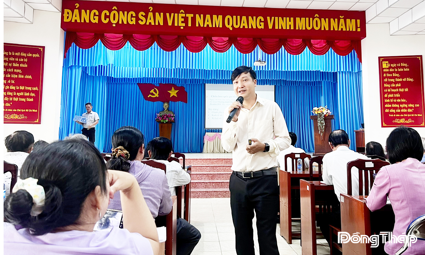 Phường Đạo Thạnh: Nâng cao kỹ năng số và ứng dụng công cụ số trong công tác chuyên môn