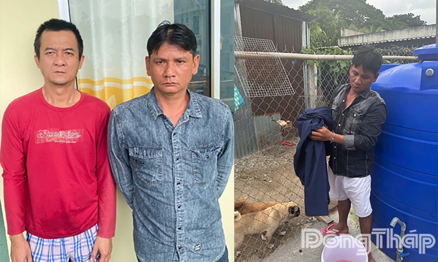 2 đối tượng tại cơ quan chức năng.