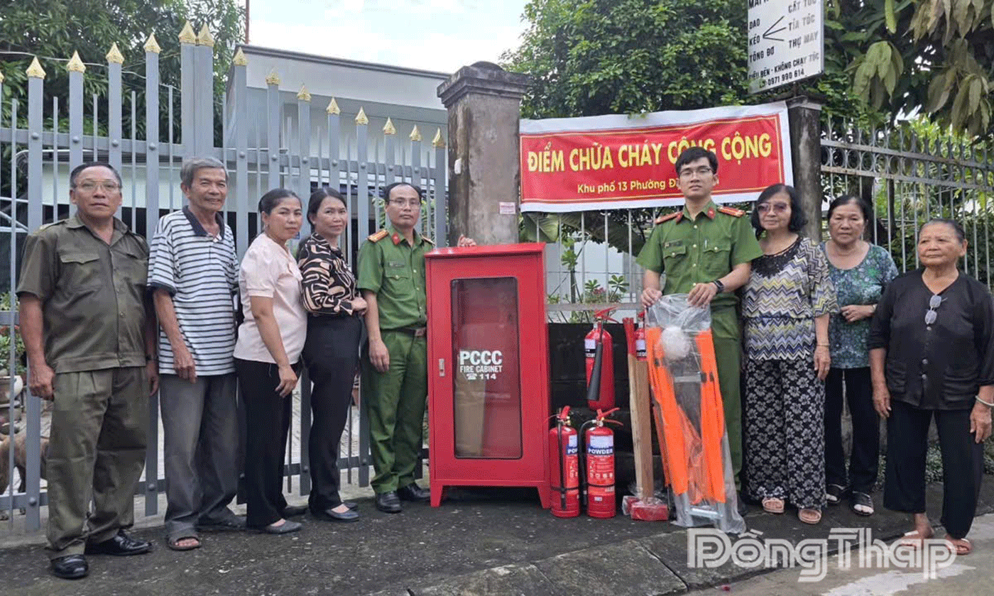 Công an phường Đạo Thạnh ra mắt mô hình