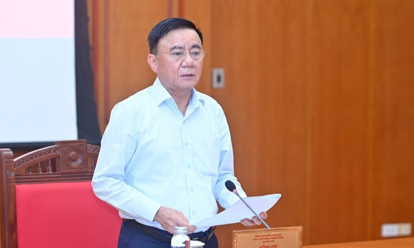 Đồng chí Trần Cẩm Tú, Ủy viên Bộ Chính trị, Thường trực Ban Bí thư. (Ảnh: ĐĂNG KHOA)