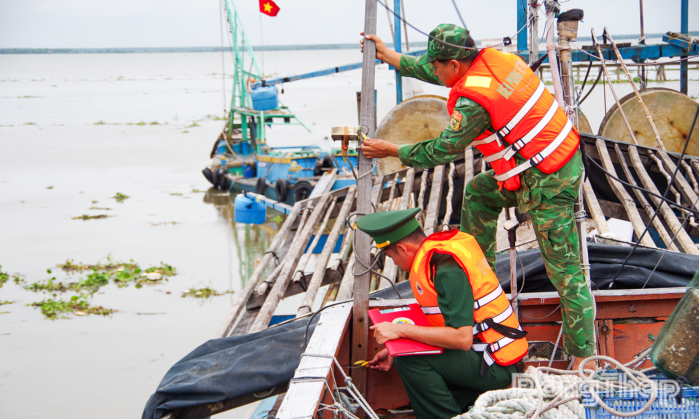 Kiểm tra hoạt động của hệ thống giám sát hành trình tàu cá.