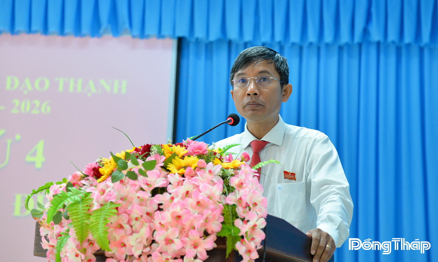 Đồng chí Trịnh Văn Lợi phát biểu bế mạc hội nghị.