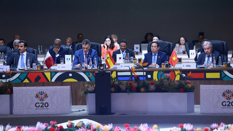 Quang cảnh Hội nghị Thượng đỉnh G20. (Ảnh: VGP/Nhật Bắc)