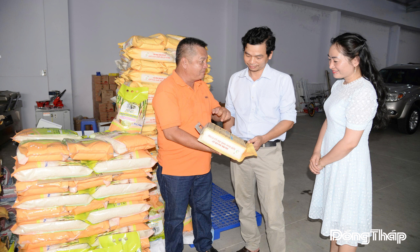 Sản phẩm gạo VD20 Gò Công ngày càng khẳng định thương hiệu trên thị trường.