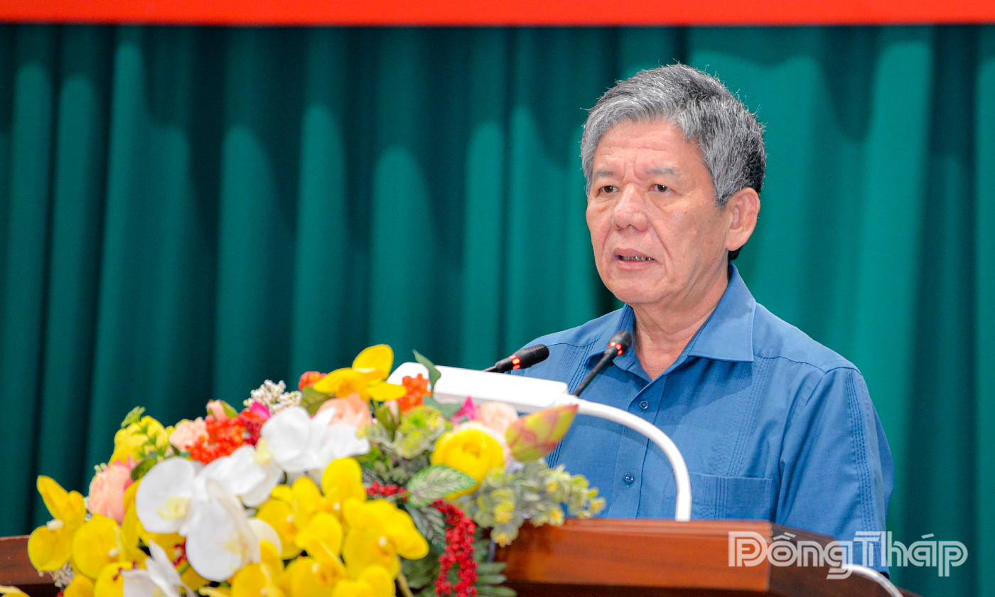 Đồng chí Ngô Chí Cường phát biểu chỉ đạo hội nghị.