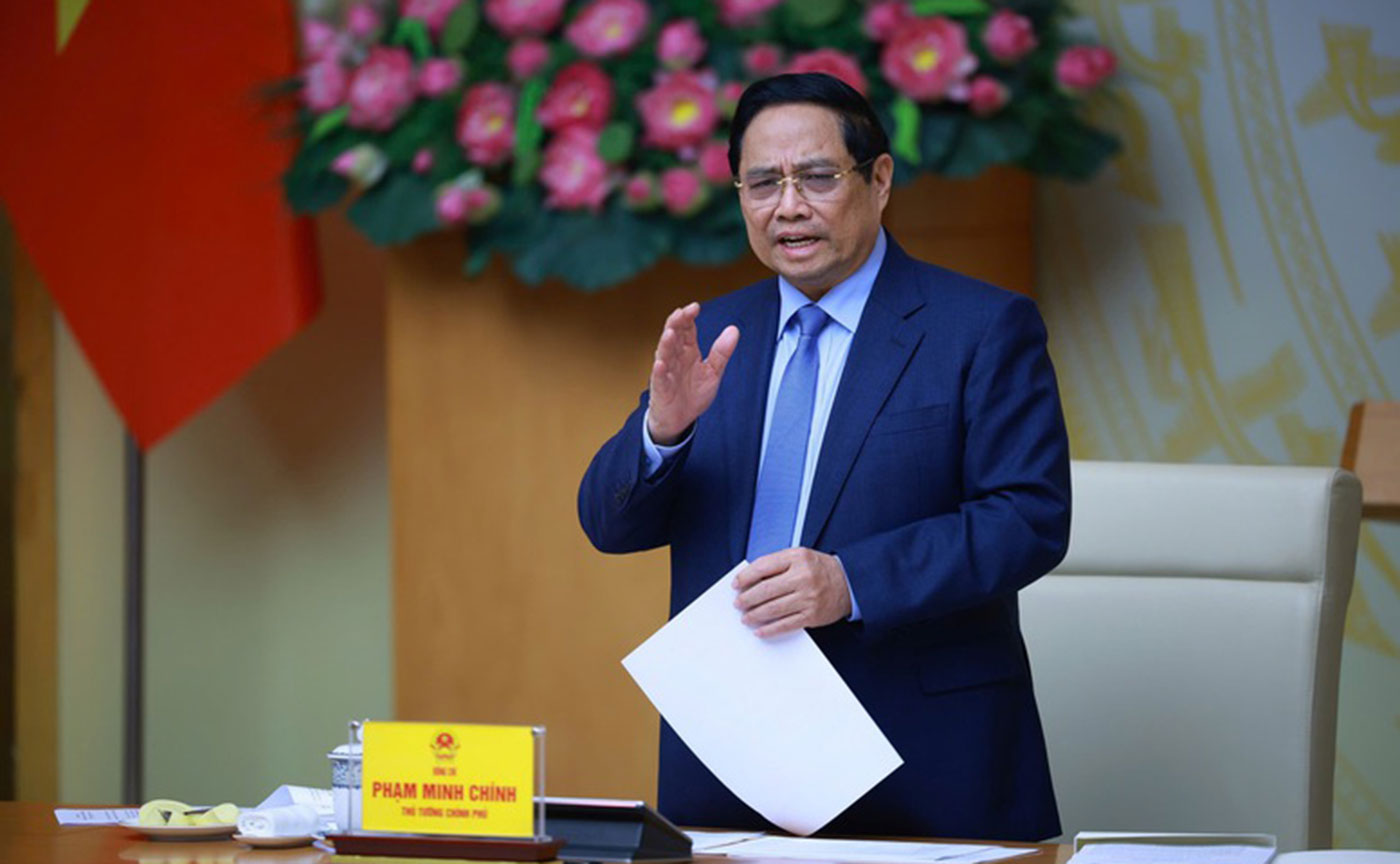 Thủ tướng Chính phủ yêu cầu làm tốt các công tác tổ chức lễ tân, hậu cần, bảo đảm chu đáo, an toàn, tiết kiệm, chính xác - Ảnh: VGP/Nhật Bắc